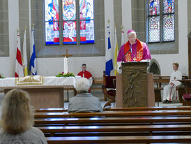 Bonifatiusandacht mit Weihbischof Prof. Dr. Karlheinz Diez in St. Crescentius (Foto: Karl-Franz Thiede)